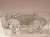 Glass Star Candle Holders