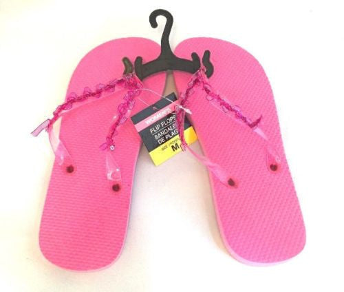 Woman's Size Medium Pink Flip-Flops Rubber and Wide (C, D, W) – Dollars To  Save