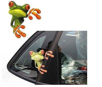 1 Pc- 3-D Peep Frog Funny Car Sticker Truck Window Decal Graphics Sticker