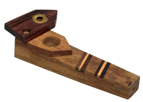 1- 3.5" Tri-Tone Wood Pipe