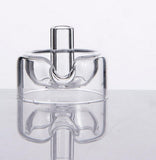 1-pc Carb Cap For Honey Bucket Real Handmade Quartz Also Sell Quartz Banger Dozer Nail Titanium Nail Dabber Carb Cap Free SHIPPING