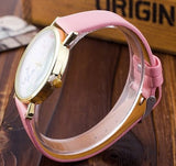 Multicolor Whatever I'm Late Anyway Watch Fashion Women Leather Letters Quartz