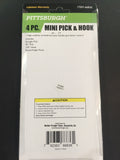Pittsburgh 4 PC Mini Pick & Hook