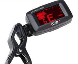 Portable Aroma At – 200 Clip On Electric Tuner 3 Color Backlit Screen For Guitar