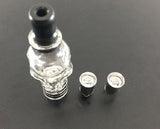 Skull Wax Glass Globe Tank waxVaporizer Clearomizer Atomizer for Ego Series ego Electronic Cigarette(1*Wax-T3)