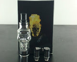 Skull Wax Glass Globe Tank waxVaporizer Clearomizer Atomizer for Ego Series ego Electronic Cigarette(1*Wax-T3)