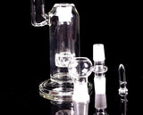 clear glass bong birdcage perc glass water pipe thick glass smoking pipes Hookahs percolators Comes With Herb Bowl Head!