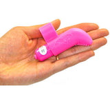 1-Pink Color 2.8" Waterproof Mini Finger Vibrator