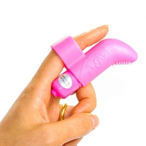 1-Pink Color 2.8" Waterproof Mini Finger Vibrator
