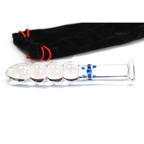 1- 7.09" Glass Dildo