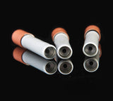 2- Funny metal pipe creative real cigarette spring tobacco smoking Pipe portable weed Herb pipes smoke