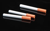 2- Funny metal pipe creative real cigarette spring tobacco smoking Pipe portable weed Herb pipes smoke