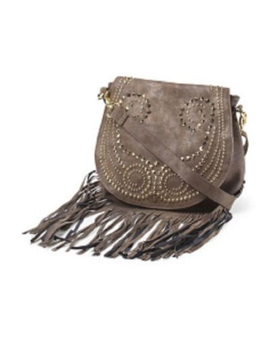 Imoshion Viola Sueded Cross body Bag 49.5", Faux leather, Large, coffee