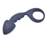 Purple Silicone Curved Comfort Anal Butt Plug Toy and Phthalate Free