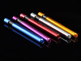 1-pcs- Spring style cigarette portable smoking pipes metal tobacco weed pipe
