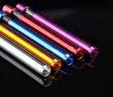 1-pcs- Spring style cigarette portable smoking pipes metal tobacco weed pipe
