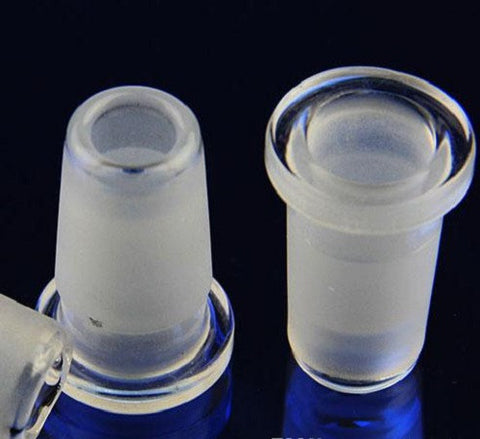 1-pcs Bong downpipe reducing adapter 18.8mm female joint inline 14.5mm for glass water pipe