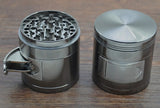 1-pcs Multi Functional ZINC Alloy Metal Herb Grinder Tobacco Grinder 4 Parts 56MM /63MM" Grinder Spice Chromium Chrusher