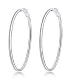 1-pcs Women lady girl silver plated earrings high quality fashion classic jewelry antiallergic AE580