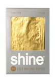 1pk-  Shine 24K Gold Rolling Papers - 1 1/4 (2 sheets per pk)