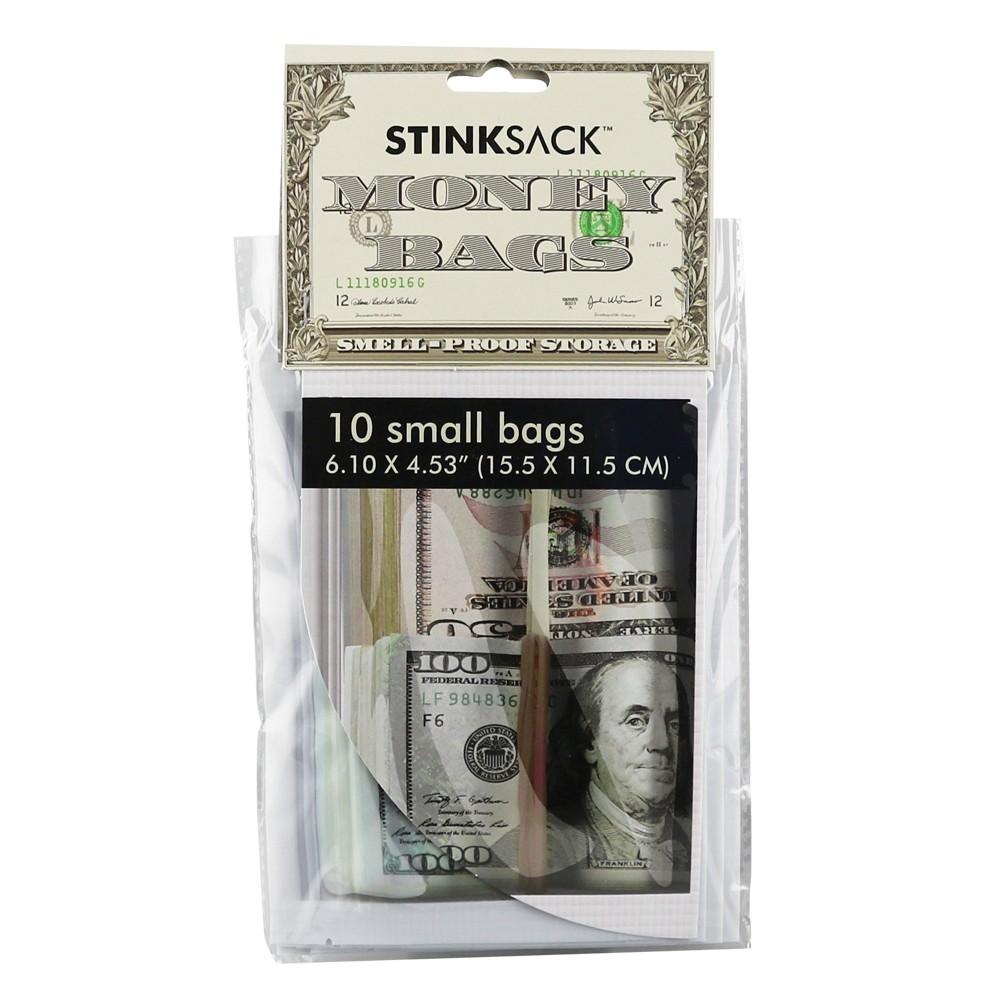 10pc - Stink Sack™ Money Bags Smell-Proof Storage Bags - Small
