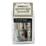 10pc - Stink Sack™ Money Bags Smell-Proof Storage Bags - Small