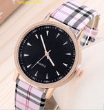 Woman's Fashion Watches Leather Strap Casual Quartz Watch Luxury Band