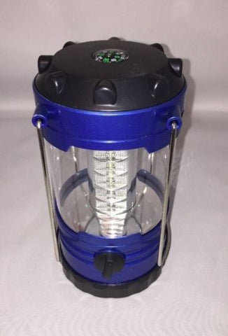Blue Home Luminaire Outdoor 18 Led Lantern With Built-In Compass