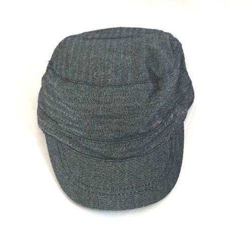 One Size Talla Unica Denim Cadet Grey Cap Top Hat, Gray