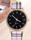 Woman's Fashion Watches Leather Strap Casual Quartz Watch Luxury Band