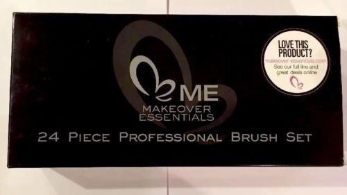 me makeover essentials 24 Piece brush  Professional All Skin Types long lasting