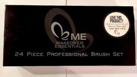 me makeover essentials 24 Piece brush  Professional All Skin Types long lasting