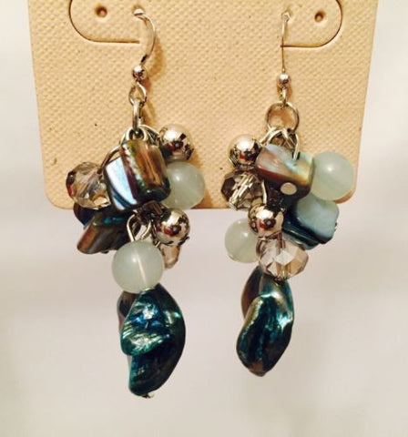 Sonoma Life+style Woman's Designer Earrings Blue Stones