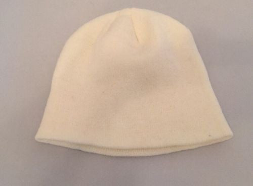 Cotton Blend, One Size, White Woman's Joe Boxer Snow Hat
