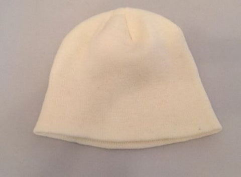 Cotton Blend, One Size, White Woman's Joe Boxer Snow Hat