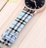 Woman's Fashion Watches Leather Strap Casual Quartz Watch Luxury Band