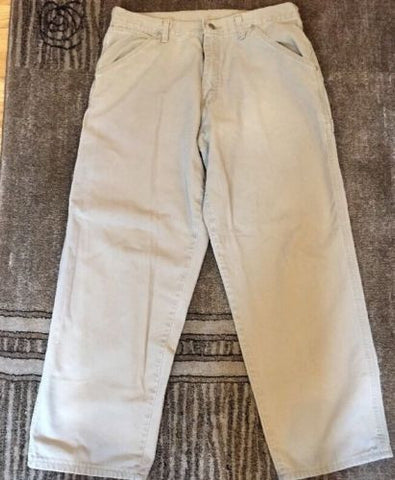 Wrangler Hero Industrial  32 X 30 Hundred Percent Cotton : Boot Cut, Light