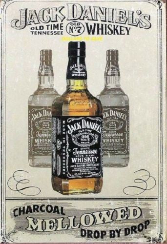 Jack Daniels Old Number Seven Painting 10 Sign Bar Pub Home Wall Decor Retro