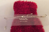 Woman's Costume Jewelry ankle bracelet In Silver