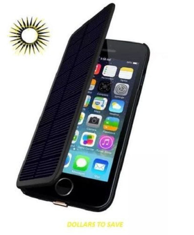 External Battery Solar Charger Case For I6