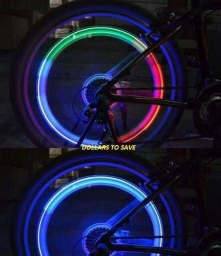 2-pcs MTB Wheelset Led Spoke Light MotorBicycle With Battery