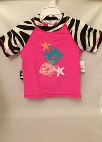 Oshkosh Bgosh Size 6 Girls Swimwear,82% Nylon 18% Spandex,