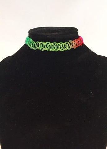 Full Vintage Stretch Tattoo Choker Necklace Retro Gothic Punk Elastic