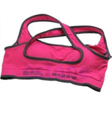 Woman's Fitness Stretch Workout Tank Top Seamless Raceback Padded Sports Bra