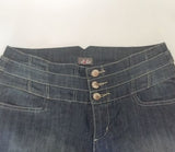 Woman's dots Designer Jeans 9/10, Boot Cut, Cotton  Blend