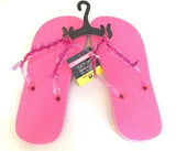 Woman's Size Medium Pink Flip-Flops  Rubber and Wide (C, D, W)