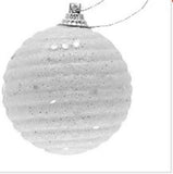6 Packet White Christmas Tree Ball Ornament Decoration Lantern dont no styrofoam