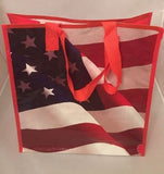 Multi-Color, Plastic Tote Bag