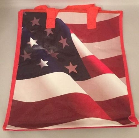 Multi-Color, Plastic Tote Bag