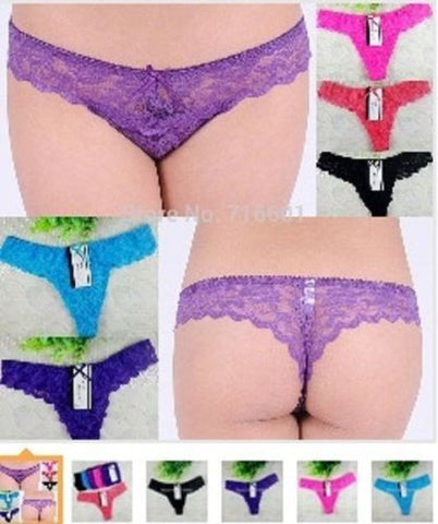 Cozy Size M / L  Lace Thong Sexy Lady Panties Woman Underwear T – Back G String